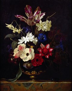 Stilleben med blomster